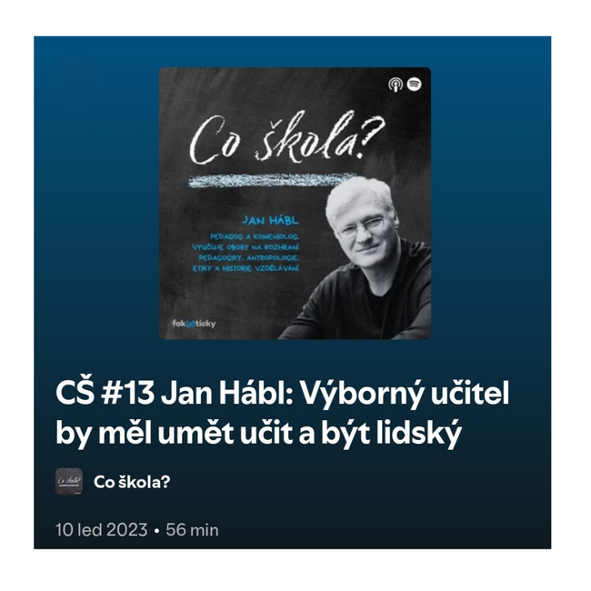 Výborný učitel by měl umět učit a být lidský