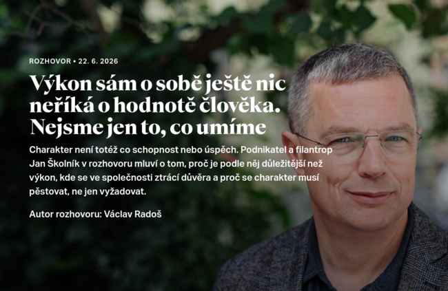 Nejsme jen to, co umíme