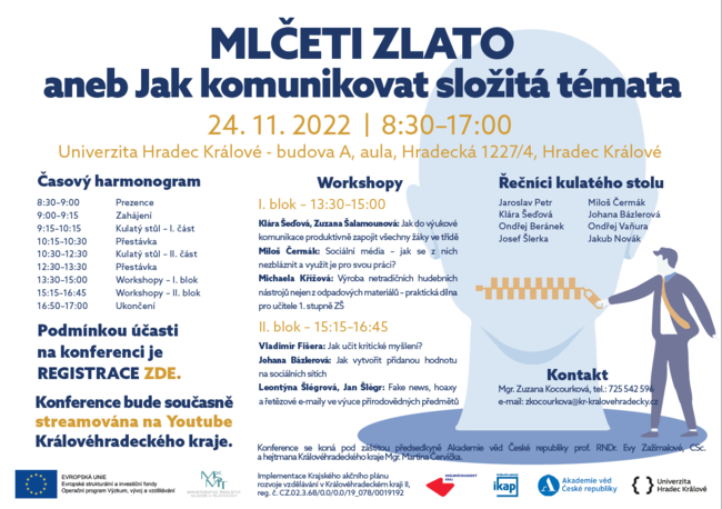 Konference MLČETI ZLATO