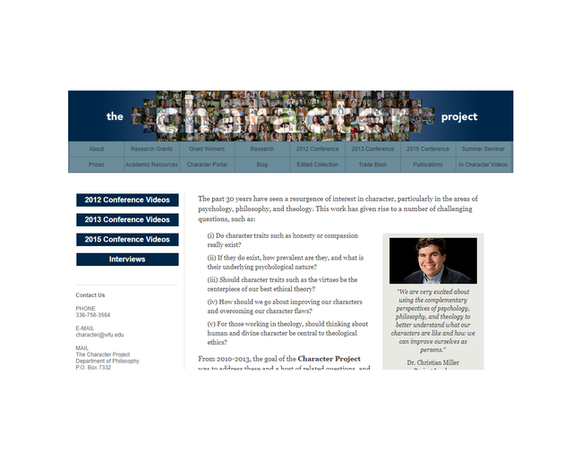 The Character Project